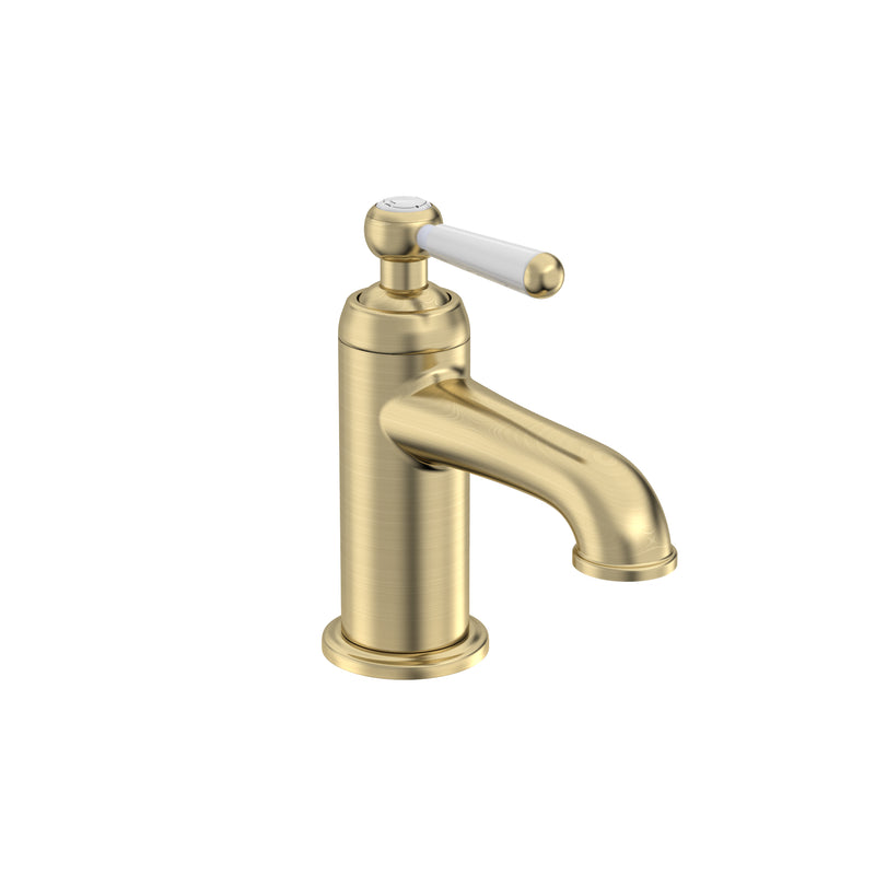 Tavistock Lansdown Mono Basin Mixer with Click Waste - Brushed Brass