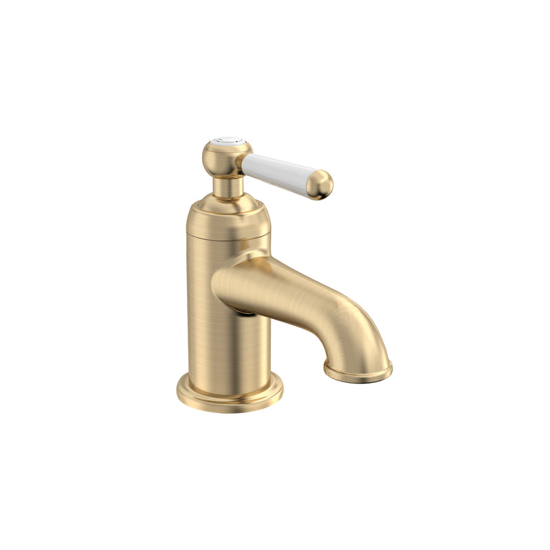 Tavistock Lansdown Mini Mono Basin Mixer with Click Waste - Brushed Brass