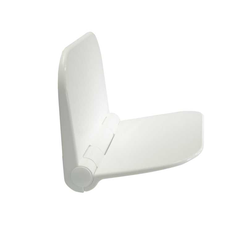 Tavistock Folding Wall Mounted Shower Seat - White