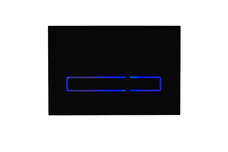 Tavistock Contactless Sensor Dual Flush Plate - Black