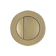 Tavistock Round Flush Button - Brushed Brass