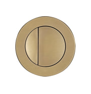 Tavistock Round Flush Button - Brushed Brass