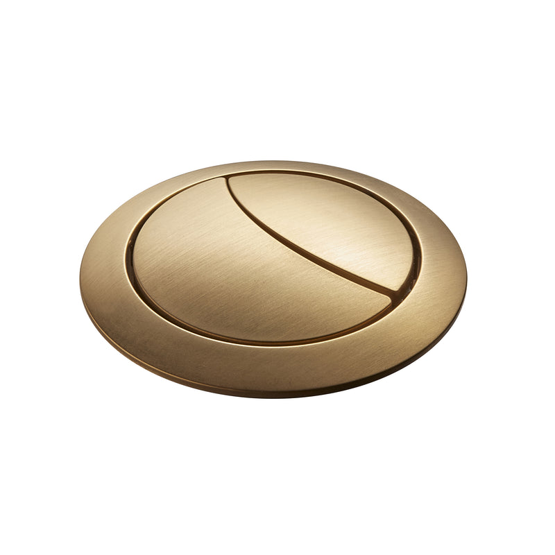 Tavistock Cadence Round Cistern Flush Button Upgrade - Brushed Brass