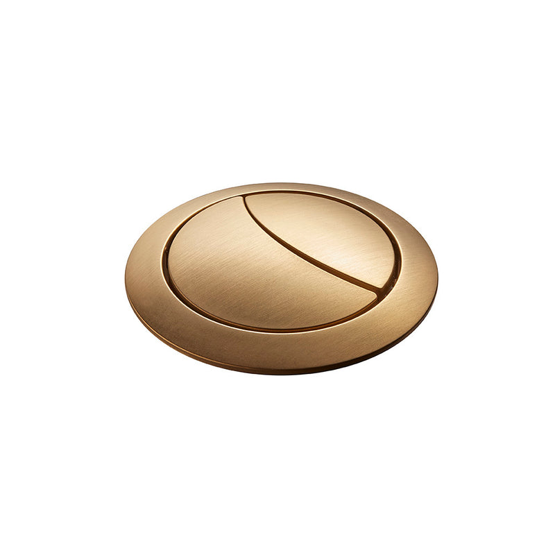 Tavistock Cadence Round Cistern Flush Button Upgrade - Brushed Brass