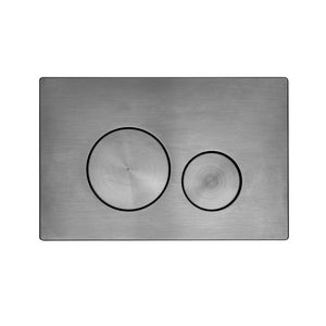 Tavistock Circles Flush Plate - Gunmetal