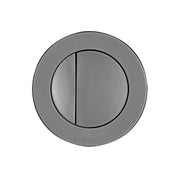 Tavistock Concealed Cistern Round Dual Flush Button 75mm - Gunmetal