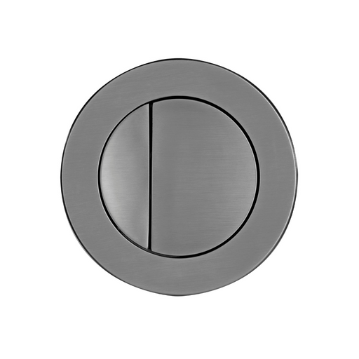 Tavistock Concealed Cistern Round Dual Flush Button 75mm - Gunmetal