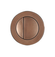 Tavistock Concealed Cistern Round Dual Flush Button 75mm - Brushed Bronze