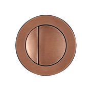 Tavistock Concealed Cistern Round Dual Flush Button 75mm - Brushed Bronze