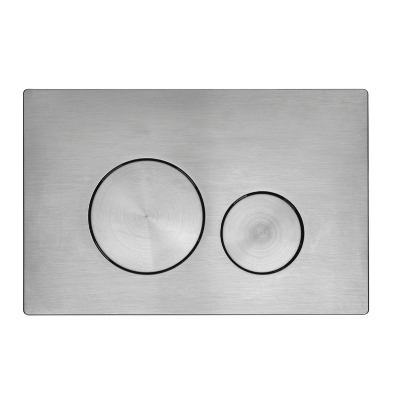 Tavistock Circles Flush Plate - Brushed Nickel