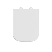 Tavistock Cadence Square Wrap Over Soft Close Toilet Seat - White