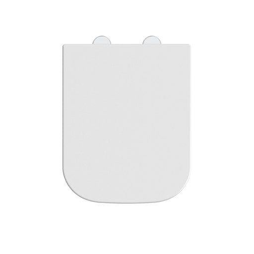 Tavistock Cadence Square Wrap Over Soft Close Toilet Seat - White