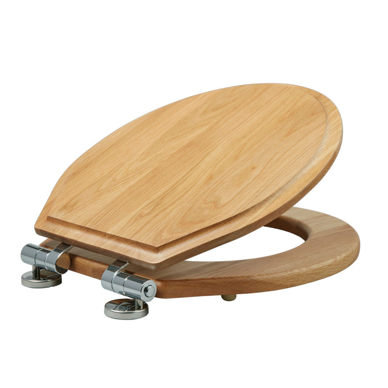 Tavistock Vitoria Oak Solid Wood Soft Close Toilet Seat