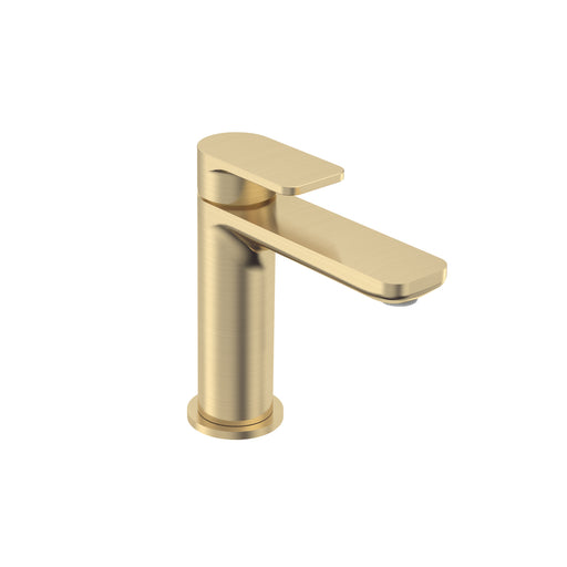 Tavistock Savour Basin Mixer with Click Waste - Brushed Brass