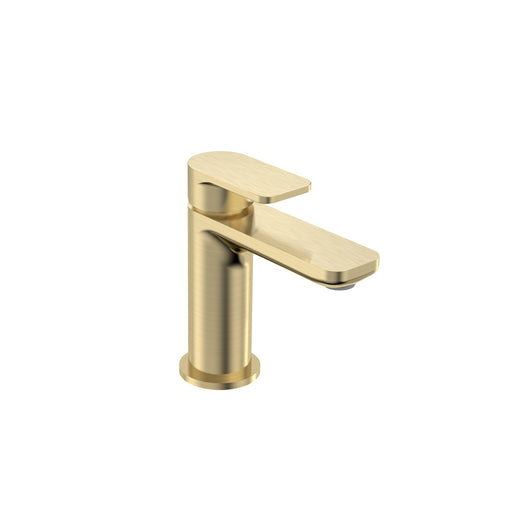 Tavistock Savour Mini Basin Mixer with Click Waste - Brushed Brass