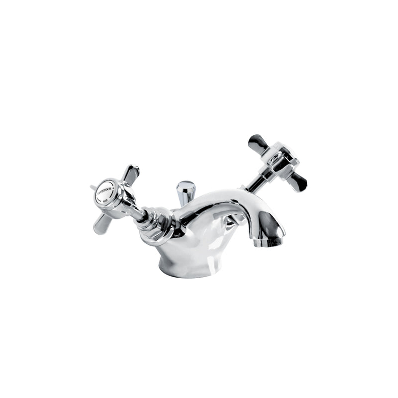 Tavistock Varsity Basin Mixer with Pop Up Waste - Chrome
