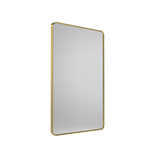 Tavistock Verge 450mm Rectangular Mirror - Brushed Brass