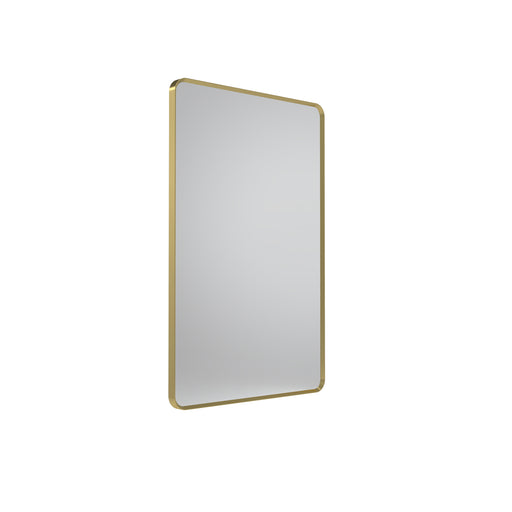 Tavistock Verge 450mm Rectangular Mirror - Brushed Brass