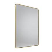 Tavistock Verge 600mm Rectangular Mirror - Brushed Brass