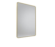 Tavistock Verge 600mm Rectangular Mirror - Brushed Brass