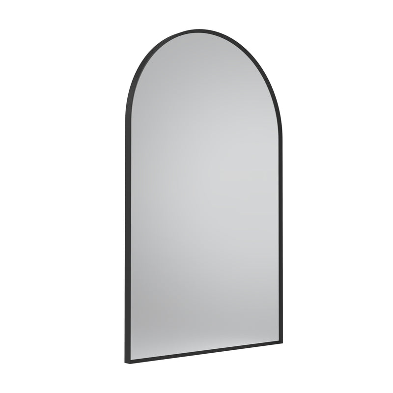 Tavistock Verge 500mm Arch Mirror - Black