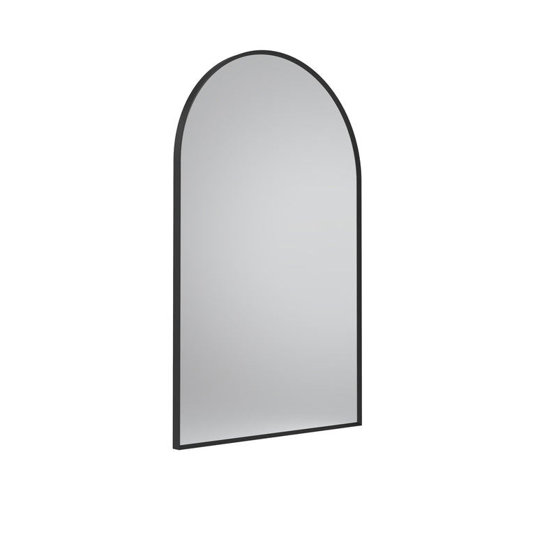 Tavistock Verge 500mm Arch Mirror - Black