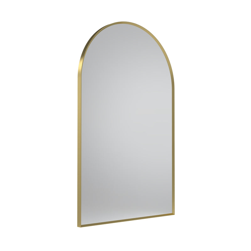 Tavistock Verge Arch Mirror - Brushed Brass