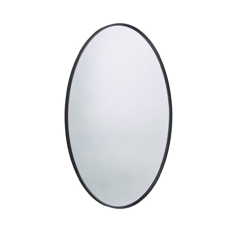 Tavistock Verge 500mm Oval Mirror - Black