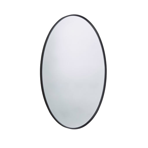 Tavistock Verge 500mm Oval Mirror - Black
