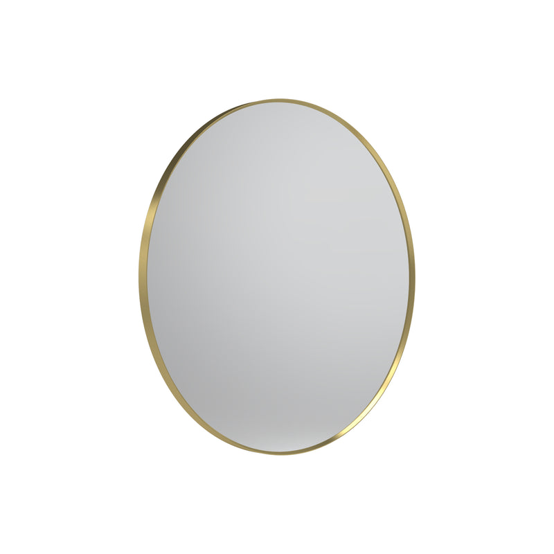 Tavistock Verge 600mm Circular Mirror - Brushed Brass