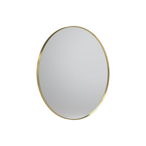 Tavistock Verge 600mm Circular Mirror - Brushed Brass