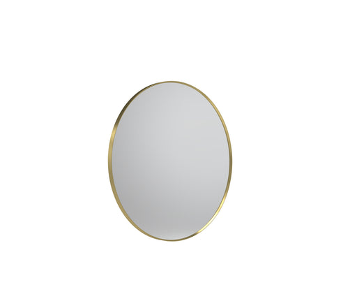 Tavistock Verge 600mm Circular Mirror - Brushed Brass