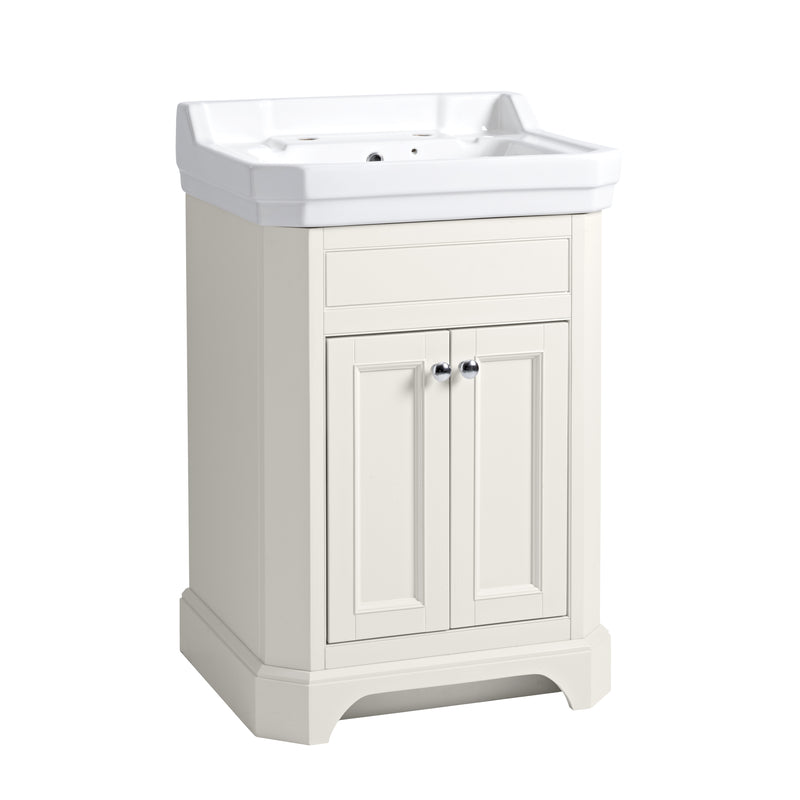 Tavistock Vitoria 600mm Freestanding Unit - Matt Linen White