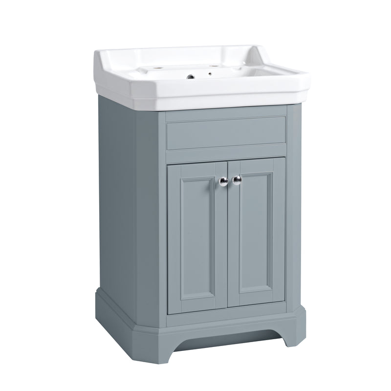 Tavistock Vitoria 600mm Freestanding Unit - Matt Mineral Blue