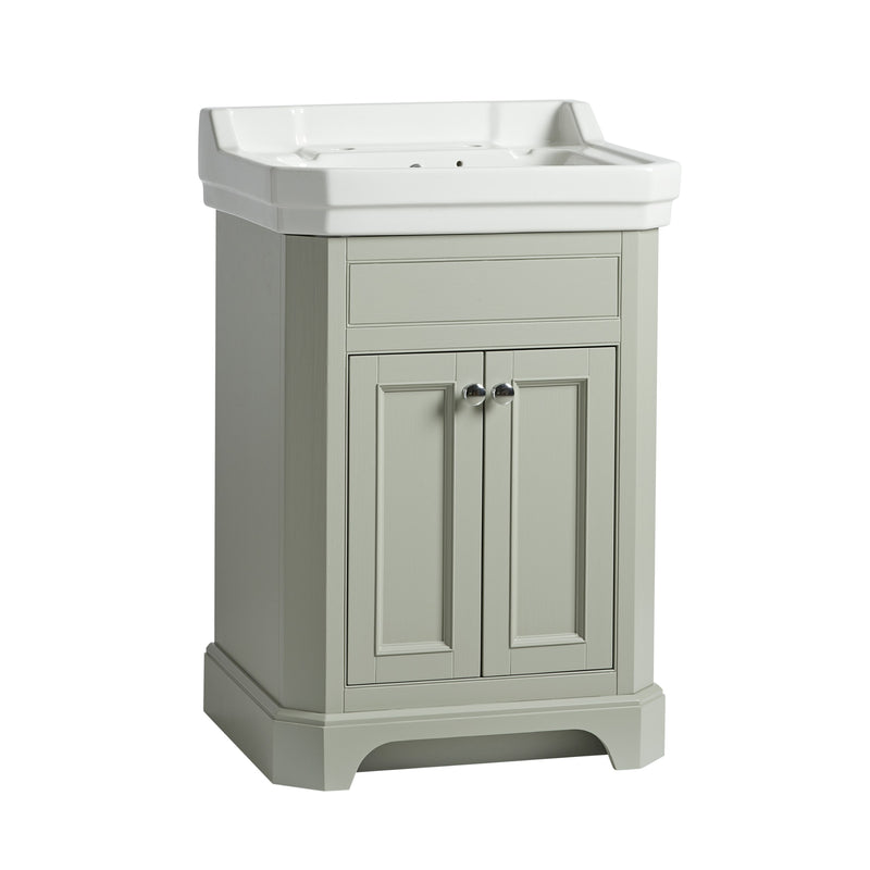 Tavistock Vitoria 600mm Freestanding Unit - Matt Pebble Grey
