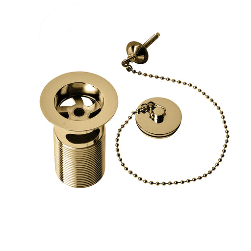 Tavistock Plug and Chain Basin Waste - Brushed Brass