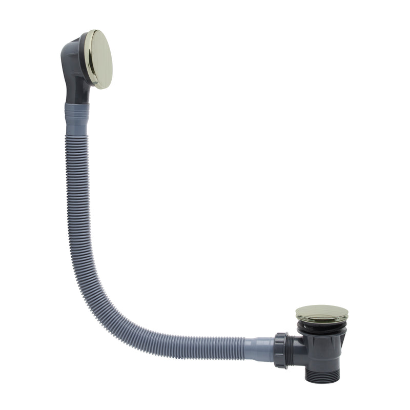 Tavistock Click Bath Waste & Overflow - Brushed Nickel