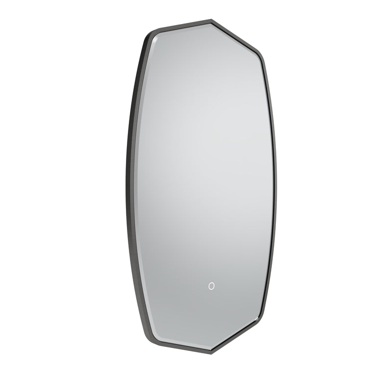 Tavistock Oxygen 450mm Illuminated Traditional Mirror - Gunmetal