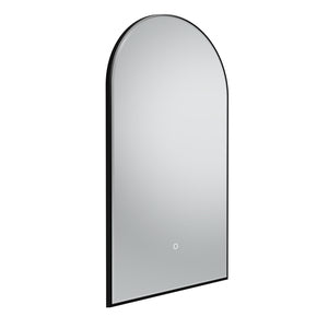 Tavistock Oxygen 500mm Illuminated Arch Mirror - Black