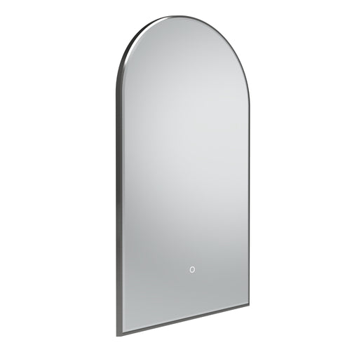 Tavistock Oxygen 500mm Illuminated Arch Mirror - Gunmetal
