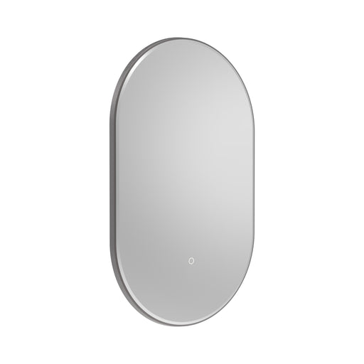 Tavistock Oxygen 500mm Illuminated Pill Mirror - Gunmetal