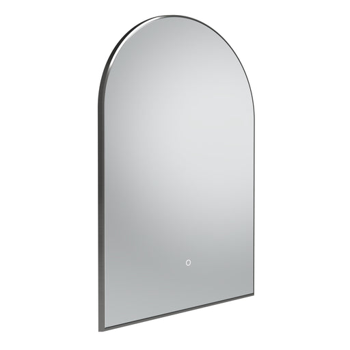 Tavistock Oxygen 600mm Illuminated Arch Mirror - Gunmetal
