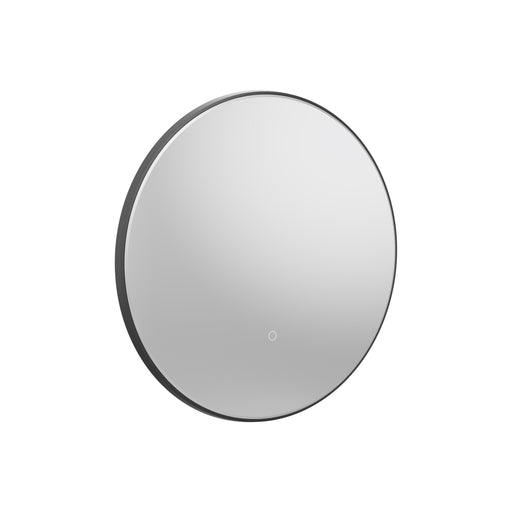 Tavistock Oxygen 600mm Illuminated Circular Mirror - Black