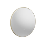 Tavistock Oxygen 600mm Illuminated Circular Mirror - Brushed Brass