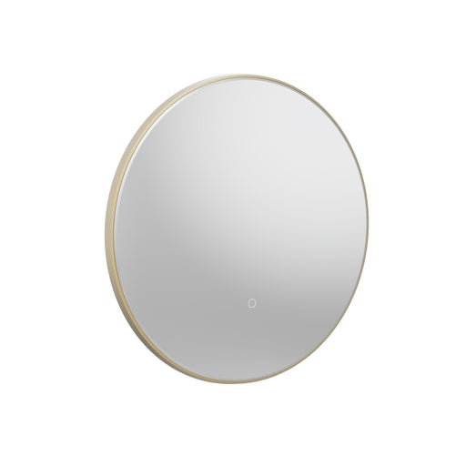 Tavistock Oxygen 600mm Illuminated Circular Mirror - Brushed Brass