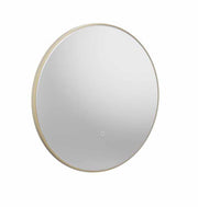 Tavistock Oxygen 600mm Illuminated Circular Mirror - Brushed Brass