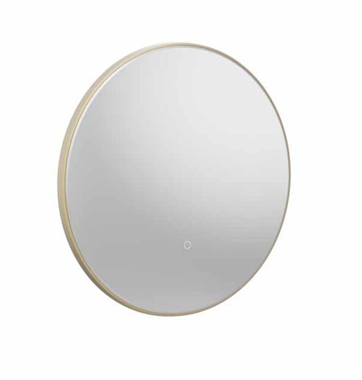 Tavistock Oxygen 600mm Illuminated Circular Mirror - Brushed Brass