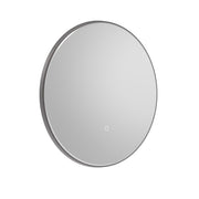 Tavistock Oxygen 600mm Illuminated Circular Mirror - Gunmetal