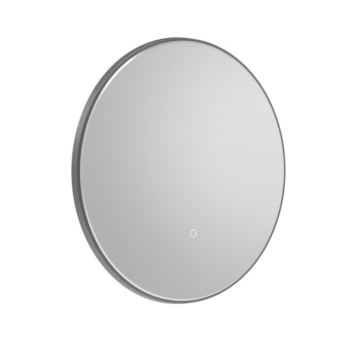 Tavistock Oxygen 600mm Illuminated Circular Mirror - Gunmetal