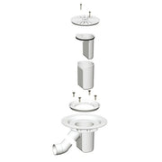 AKW TF75 one part gravity waste for Tuff Form8 vinyl floors code 25106